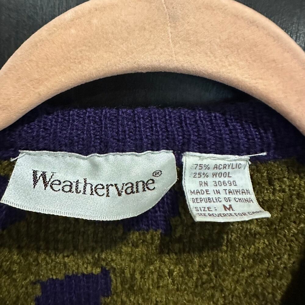 Vintage 90s Weathervane Baroque Knit Sweater M Fran Drescher Nanny - Picture 8 of 8